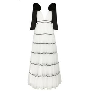 long black lace maxi dress Hecate Lace Maxi Dress [B]